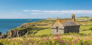 St Non’s Sound Walk takes listeners on a journey to the ‘centre of the Celtic world’ Chapel of our Lady and St Non and St Nons Bay