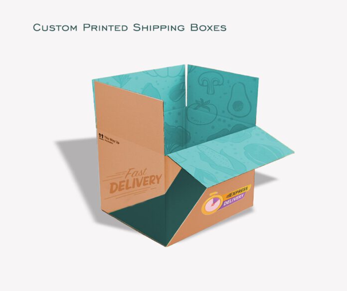 Custom printed shipping boxes