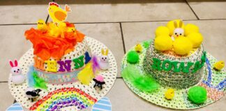 Byddwch yn grefftus y Pasg hwn drwy gofrestru ar gyfer Cystadleuaeth Boned Pasg Elusennau Iechyd Hywel Dda! Easter Bonnet Competition photo
