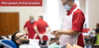 Gwasanaeth Gwaed Cymru Give Blood Save lives 2