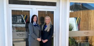 Lovell Homes secures nine sales at launch of brand-new development in Newport IMG 20220312 WA0001 l r Tracy Edrop and Gaynor Redmore