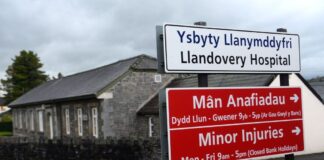 Hywel Dda Health Board: Unprecedented pressure in Hywel Dda UHB services today Llandovery Hospital 1024x681 1