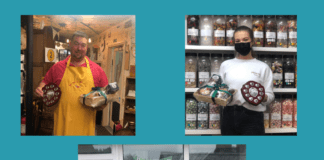 Canlyniadau o gystadleuaeth Ffenestri Dydd Gŵyl Dewi Nyth y Robin Yum Yums a Anrhegaron 1