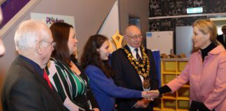 Royal Visit for Neath Port Talbot Council’s Youth Service Sophie 16 scaled
