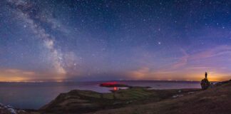FROM ART TO ASTRONOMY, COMMUNITIES ACROSS WALES SHOW SUPPORT FOR EARTH HOUR Summer Milky way on Bardsey Ben Porter WWF Cymru