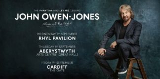 JOHN OWEN-JONES has today announced 3 very special Welsh dates as part of his UK tour in September 1920x1080 JOJ AllDates 2
