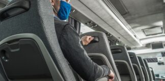 Extension of shuttle bus from Llanelli to vaccination centre Bus image