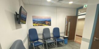 Boost for patients and staff with £2.2m CT scanner replacement at Glangwili General Hospital CT waiting room