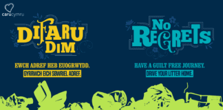 Ceredigion County Council and Keep Wales Tidy join forces to tackle roadside litter Caru Cymru Keep Wales Tidy Campaign 2022