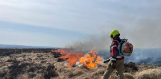 Controlled Season Burn Ends 31st March Crickhowell grass fire
