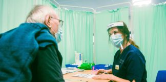 COVID-19 spring booster vaccine programme begins in Hywel Dda UHB all 2020 02 03 HDD c19 vaccination 9991 scaled