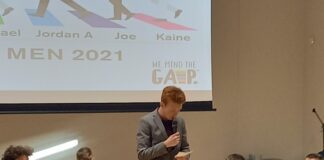 Jordan graduates from WeMindTheGap scheme with flying colours jordan addresses graduation ceremony