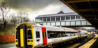 TfW customers urged to plan ahead for bank holiday travel Class 158 Llandudno Junction