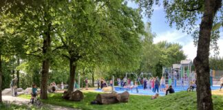 Parc Maendy (Gelligaer Street) yn ailagor ar ôl cynnal gwelliannau mawr IMG 1853 1 scaled