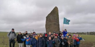 Bryncoch 5th scout group dig deep to help raise funds for Ukraine Scout hike1