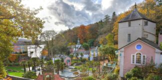 Portmeirion named best value ‘picturesque’ place to buy a home in the UK piazza from unicorn view 80q