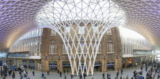 Double the number of rail journeys made last year post-pandemic An image of Kings Cross railway station London scaled
