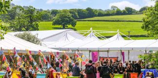 SURPRISE EARLYBIRD EVENTS REVEALED FOR HAY FESTIVAL 2024, 23 MAY-2 JUNE General site photo at Hay Festival 2022 credit Adam Tatton Reid 4 Copy scaled