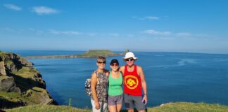 Ironman Swansea Jackie Mike and Jenny Rose scaled