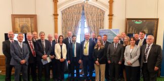 UK’s Energy Capital Maps Out Low Carbon Vision Members of the Milford Haven Waterway Future Energy Cluster were joined by Secretary of State for Wales Rt Hon Simon Hart MP and Rt Hon Stephen Crabb MP scaled