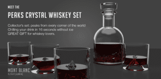 The Peaks Whiskey Glasses takes whiskey drinkers to new heights pasted image 0