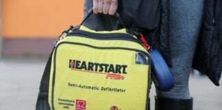 Tesco becomes first supermarket in Wales to join defibrillator network that could save lives public access defibrillator scaled