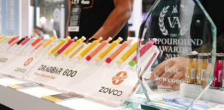ZOVOO DRAGBAR disposable vape POWERED BY VOOPOO to hit Bestway UK zovco image