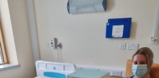 £6,500 worth of furniture bought for the COVID ward at Bronglais Hospital Furniture for Y Banwy Ward picture
