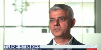 London Mayor accuses Government of blame deflection over rail strikes Sadiq Kahan