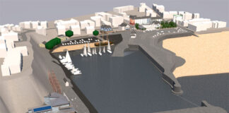 Welsh Government News: First Minister visits sunny Saundersfoot to celebrate Wales as top tourism spot harbour developments 02