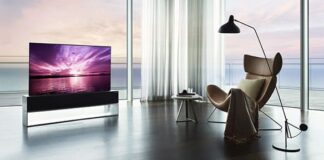 The latest in smart TV designs lg signature product rollable oled tv r1 luxury lifestyle 3 m