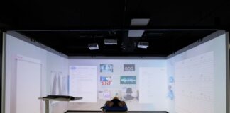 Prifysgol yn creu cyfleusterau efelychu o’r radd flaenaf i hyfforddi gweithwyr iechyd proffesiynol y dyfodol Immersive Wall Jan 22 1 min