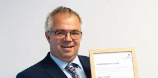 WorldSkills Europe presents skills director with Honorary Associate paulevansweb2022 accc19ea min