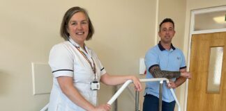 Training stairs will help patients at Glangwili Hospital Training stairs for Glangwili Hospital photo min