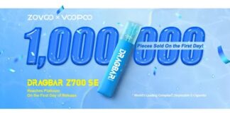 1 Million Pieces! ZOVOO Release New Product-The Futuristic Ceramic Coil Disposable DRAGBAR Z700 SE Shocked the UK Market unnamed min 3