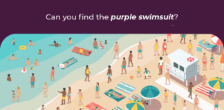 Only the sharpest minds will be able to solve these travel-inspired brainteasers! 1 purple swimsuit 1