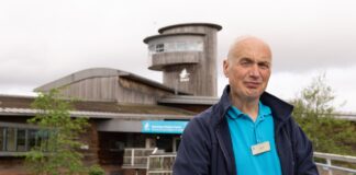 The Wildfowl & Wetlands Trust celebrates the stories of amazing volunteers in South Wales Dereck Wood outside WWT Slimbridge Credit WWT 3 min