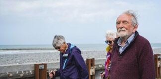 Guided walks to mark 15 years of Ceredigion Coast Path cerddwyr walkers min
