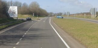 Road Safety Call After Motorcyclist Loses Life fingerpost g s view