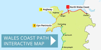 Wales Coast Path calls on public to tackle coastal erosion — by taking ‘snaps’ on their smartphones map link 446h