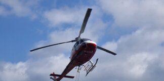 Mid and West Wales Fire and Rescue Service Utilises Wildfire Helicopter pic 1