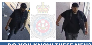 Police appeal following theft from supermarket CCTV ID Theft Tesco Parc Trostre Llanelli 1