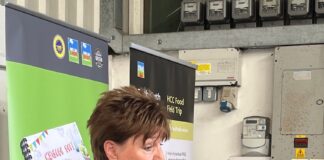 Pembrokeshire Agricultural Society – Over 1,000 local school children learn how Pembrokeshire’s food is produced Elwen Roberts HCC doing cookery demos min