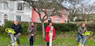 “On your Bike” – get Pedalling! Photo 1 Aberaeron launch