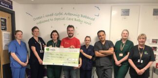 Tenby Round Table donates £1,250 to Special Care Baby Unit Tenby Round Table scaled