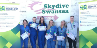Take the leap and skydive for your NHS charity skydivers