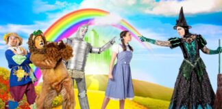 Tymor godidog o ddrama yn dychwelyd i Gastell Caeriw yr haf hwn SMALLWizard of Oz FB even 2 min