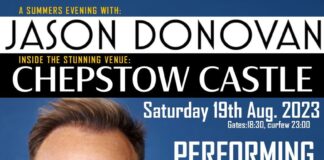 JASON DONOVAN – Interview for you promoting his CHEPSTOW CASTLE show as part of Castell Roc on Saturday 19th August. jason donovan