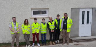 Construction students tour Milford Haven building project picvieworiginal 1 min 2