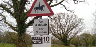 Campaign to promote safer driving around horses slow for horses website